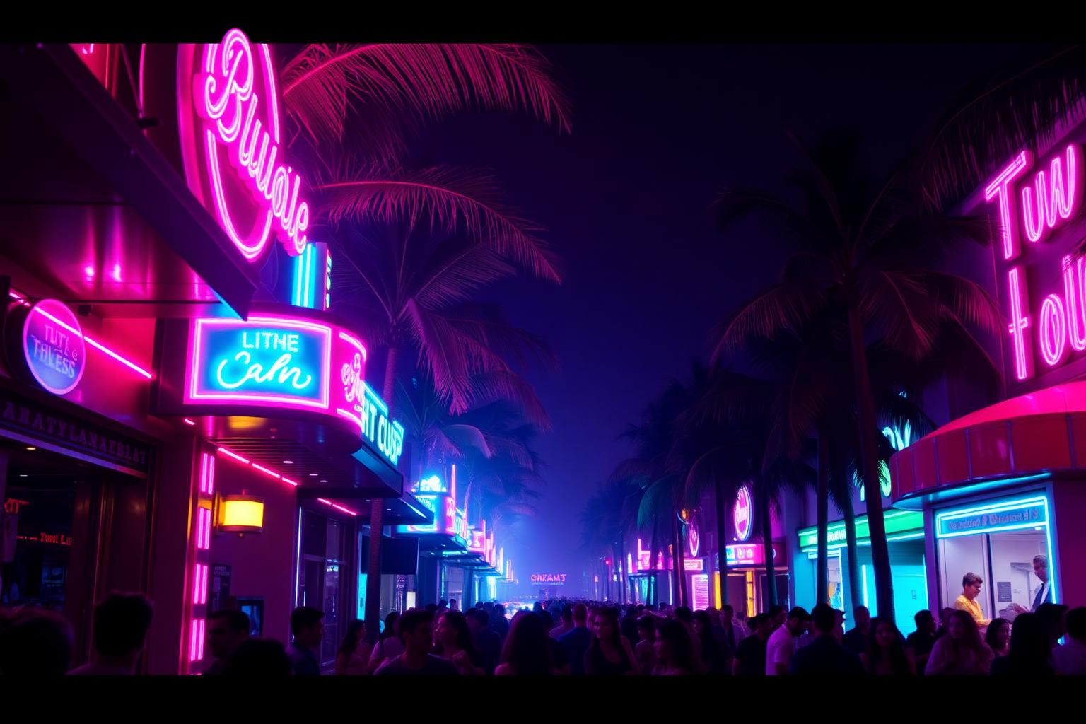 Nightlife strip